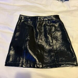 Leather skirt
